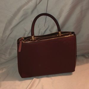 Burgundy purse